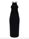 Jena midi dress in black