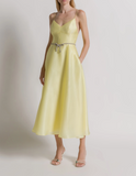 Silk organza dress