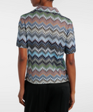 Snake-Pattern Viscose Bowling Shirt