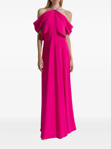 Cady evening dress with bow