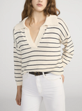 Striped easy pullover
