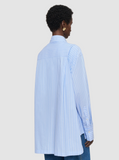 Ranya Cotton Stripe blue  Shirt