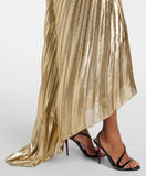 Gold Lamè Maxi Dress