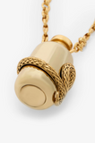 Antiqued Gold Necklace