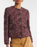 Cropped jacket with patch pockets