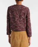 Cropped jacket with patch pockets