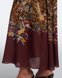 Dress with animal motif