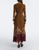 Dress with animal motif