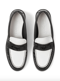 Addie logo-plaque leather loafers