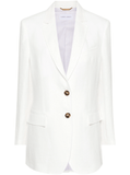 White linen blazer