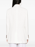 White linen blazer