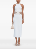 Jena midi dress in white
