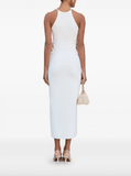 Jena midi dress in white