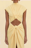 Inaya dress in yellow