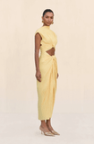 Inaya dress in yellow