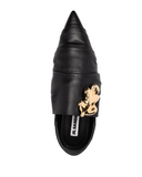 flat pointed-toe loafers