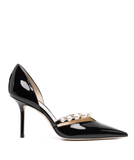 Aurelie 85mm pearl-embellished pumps