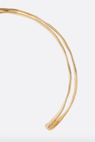 Choker in gold-tone brass