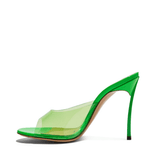 Blade fluo neon-green mules