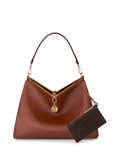 Vela shoulder bag in brown
